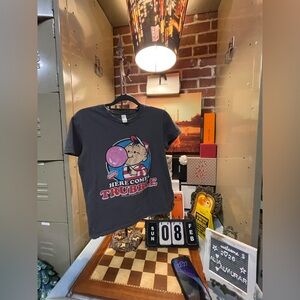 Vintage Dubble Bubble Here Comes Trouble Graphic T Shirt